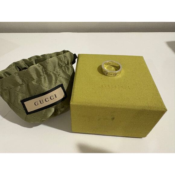 AUTHENTIC Gucci Ghost Ring 925 Sterling Silver Size 16 (7.5 US) w box, dust bag - Picture 6 of 9